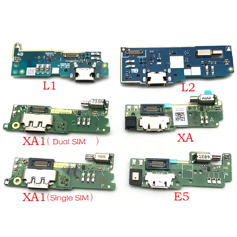 1 шт. док разъем Micro USB зарядный порт гибкий кабель микрофонная плата для Sony Xperia E5 L1