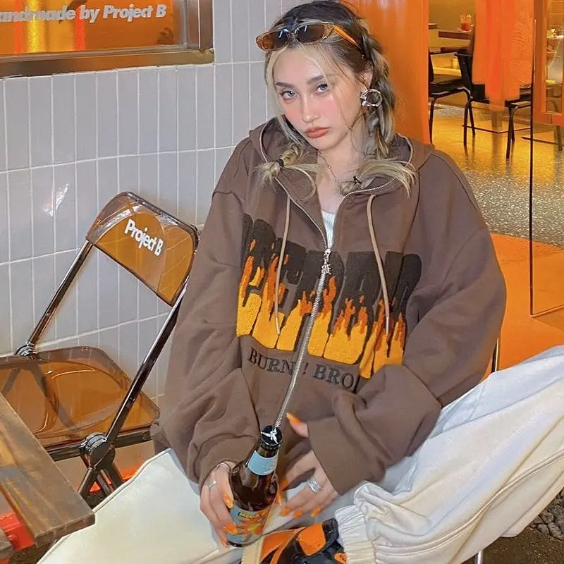 Hoodie Letter Grunge Zipper Dark Print Jacket Coat Women Hip-hop Streetwear Harajuku Anime Hoodies Coat Zipper Y2k E-girl Punk
Hoodie Letter Grunge Zipper Dark Print Jacket Coat Women Hip-hop Streetwear Harajuku Anime Hoodies Coat Zipper Y2k E-girl Punk