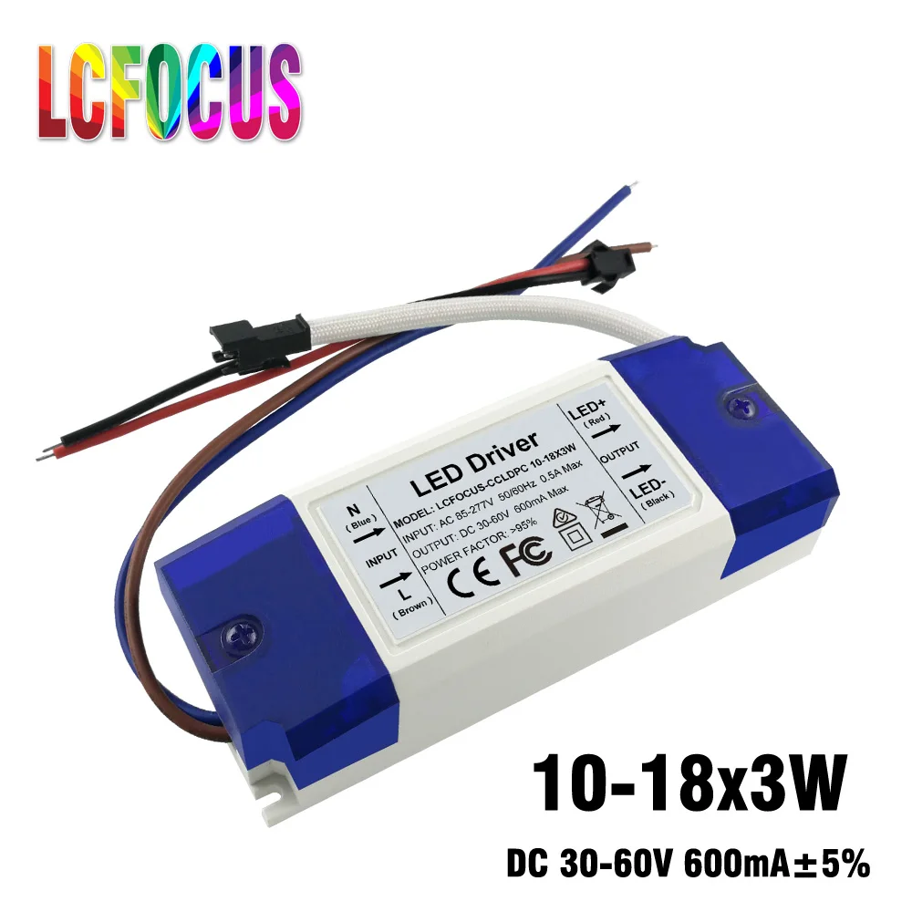 Lighting transformer 10-18x3W plastic shell 30W 33W 36W 42W 45W 48W 51W 54W LED driver is suitable for flood light high bay ligh
Lighting transformer 10-18x3W plastic shell 30W 33W 36W 42W 45W 48W 51W 54W LED driver is suitable for flood light high bay ligh