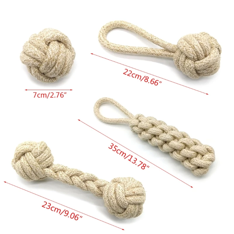 1 Set Braided Rope Tug Toys Puppy Molar Toys Lovely Knot Ball Food Grade Cotton Material Safety Toys
1 Set Braided Rope Tug Toys Puppy Molar Toys Lovely Knot Ball Food Grade Cotton Material Safety Toys