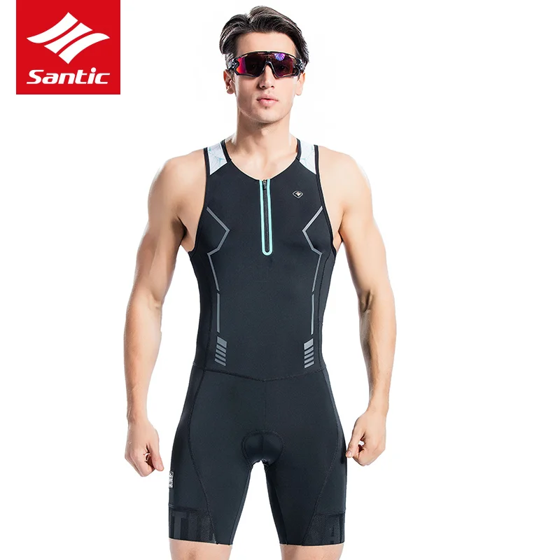 Santic Summer Sleeveless Cycling Jersey Set Men's Jumpsuit Bicycle Clothing Breathable MTB Triathlon Suit Road Bike Pad Shorts
Santic Summer Sleeveless Cycling Jersey Set Men's Jumpsuit Bicycle Clothing Breathable MTB Triathlon Suit Road Bike Pad Shorts