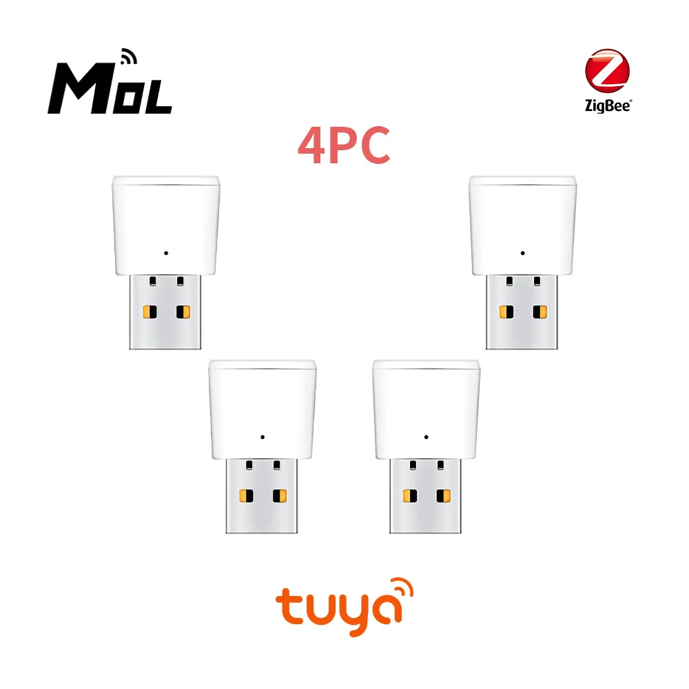 Tuya 4pcs Zigbee Signal Repeater USB Zigbee Hub Signal Expand 20-30M Smart Home Automation Module
Tuya 4pcs Zigbee Signal Repeater USB Zigbee Hub Signal Expand 20-30M Smart Home Automation Module