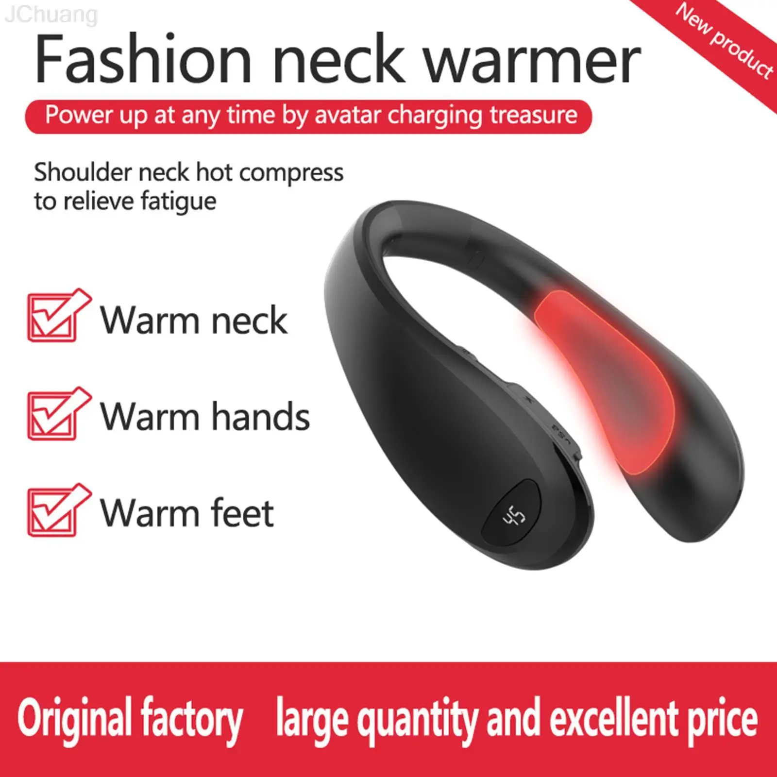 Electric Hanging Neck Warmer Hand Warmer USB Power Heater Temperature with Heat LED Digital Display Pain Relief Portable Warmer
Electric Hanging Neck Warmer Hand Warmer USB Power Heater Temperature with Heat LED Digital Display Pain Relief Portable Warmer