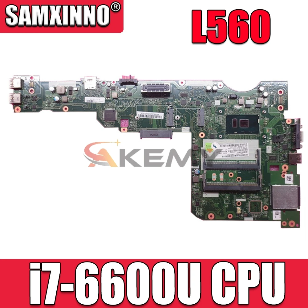 Akemy AILL1 L2 LA-C421P для lenovo thinkpad L560 15-дюймовый ноутбук материнская плата SR2F1 i7-6600U Intel GMA HD 520 DDR3L
Akemy AILL1 L2 LA-C421P для lenovo thinkpad L560 15-дюймовый ноутбук материнская плата SR2F1 i7-6600U Intel GMA HD 520 DDR3L