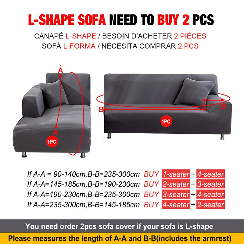 Modern High Quality Stretchable Elastic Sofa Cover for Living Room L Shape Cover for Corner Sofa Cover for Upholstered Furniture
Modern High Quality Stretchable Elastic Sofa Cover for Living Room L Shape Cover for Corner Sofa Cover for Upholstered Furniture