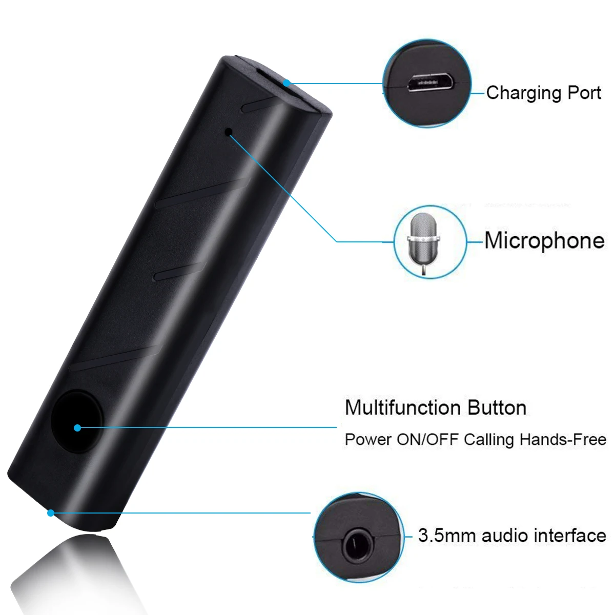 Bluetooth приемник совместимый с адаптером наушники аудиоприемник динамик Xiomi