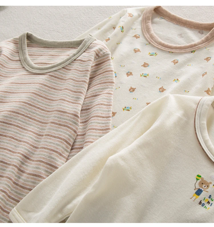 Children's T-shirt Long-sleeved Cotton Cartoon Home Clothes Breathable and Comfortable Spring and Autumn Pajamas for Boys
Children's T-shirt Long-sleeved Cotton Cartoon Home Clothes Breathable and Comfortable Spring and Autumn Pajamas for Boys