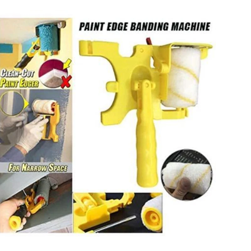 Trimming Roller Brush for Wall Multifunctional Roller Paint Brush Clean-Cut Paint Edger Wall Painting Tool Paint Roller Brush
Trimming Roller Brush for Wall Multifunctional Roller Paint Brush Clean-Cut Paint Edger Wall Painting Tool Paint Roller Brush