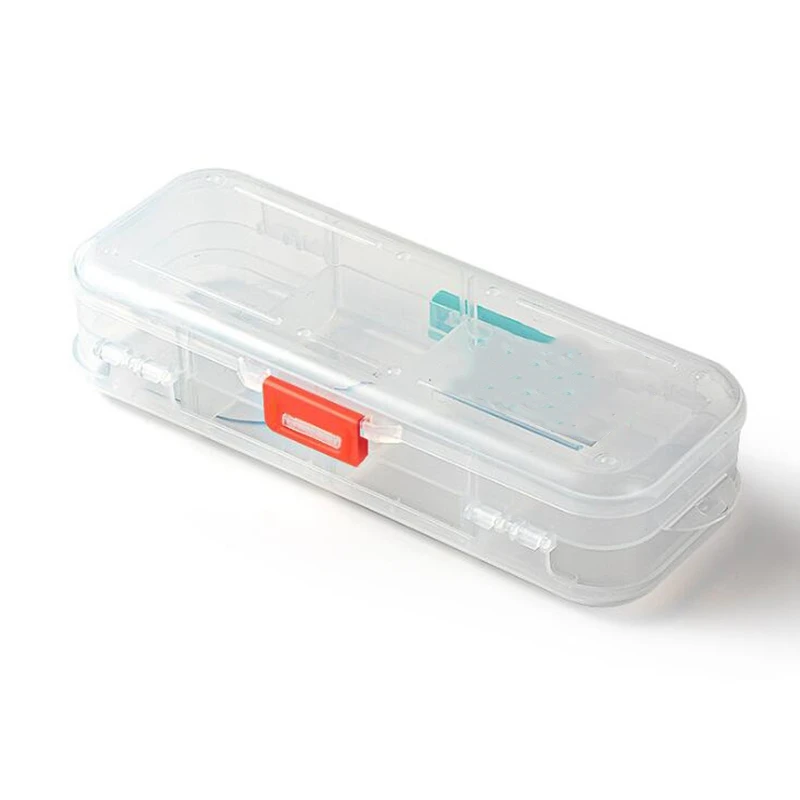 Clear Double Deck School Pencils Box- Stationery Box Adjustable Pencil Case Organizer Plastic Pen Holder Box 5 Pack
Clear Double Deck School Pencils Box- Stationery Box Adjustable Pencil Case Organizer Plastic Pen Holder Box 5 Pack