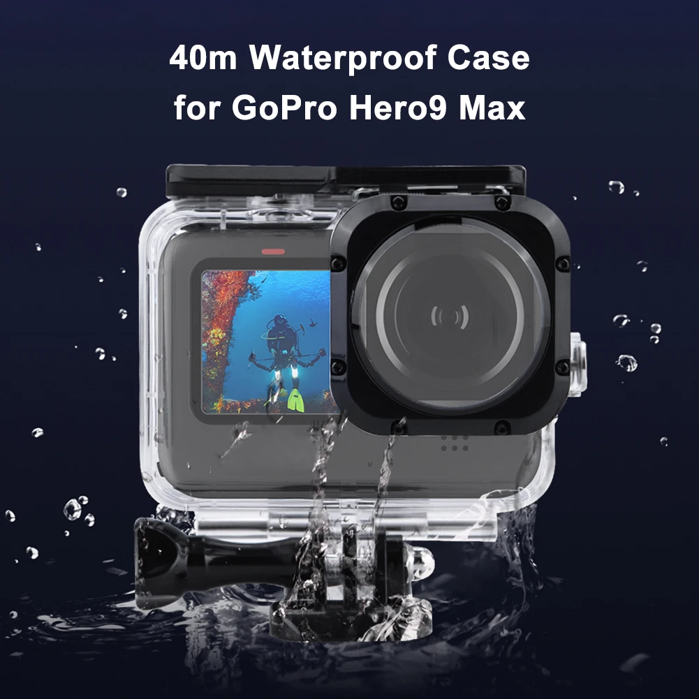 Waterproof Case for Gopro Hero 9 Max Action Camera Protective Cover Wide-angle Lens Underwater Protective Shell Accessories
Waterproof Case for Gopro Hero 9 Max Action Camera Protective Cover Wide-angle Lens Underwater Protective Shell Accessories
