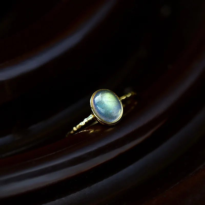 LAMOON 925 Sterling Silver Ring For Women Ellipse Labradorite Gemstone 14k Gold Plated Fine Jewelry Simple Style LMRI136
LAMOON 925 Sterling Silver Ring For Women Ellipse Labradorite Gemstone 14k Gold Plated Fine Jewelry Simple Style LMRI136