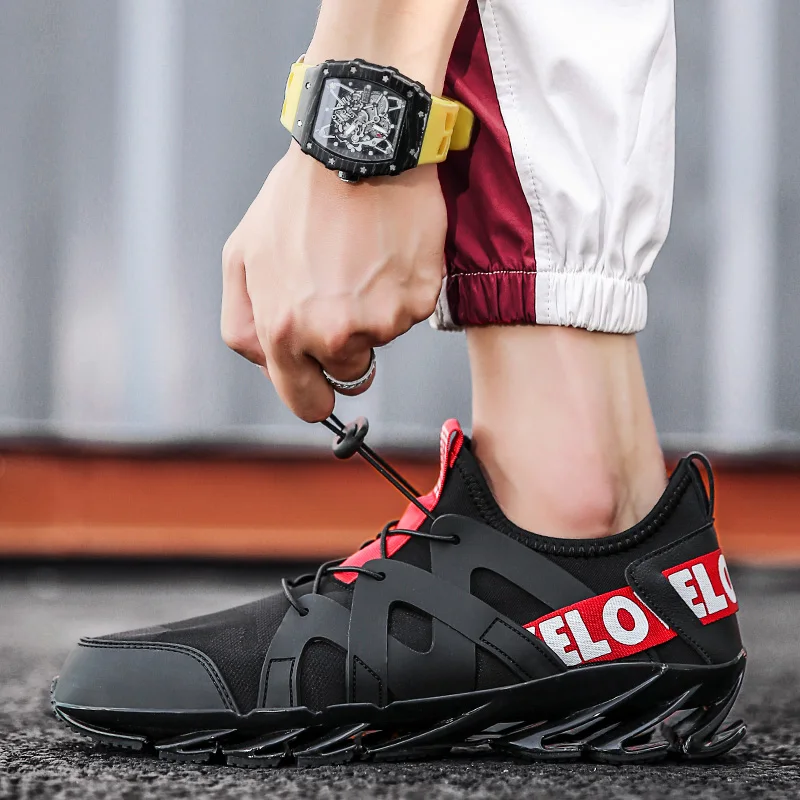 Мужские кроссовки Blade с амортизацией, дышащие кроссовки для бега, уличные спортивные модные повседневные кроссовки для пар, мужская спортив...
Мужские кроссовки Blade с амортизацией, дышащие кроссовки для бега, уличные спортивные модные повседневные кроссовки для пар, мужская спортив...