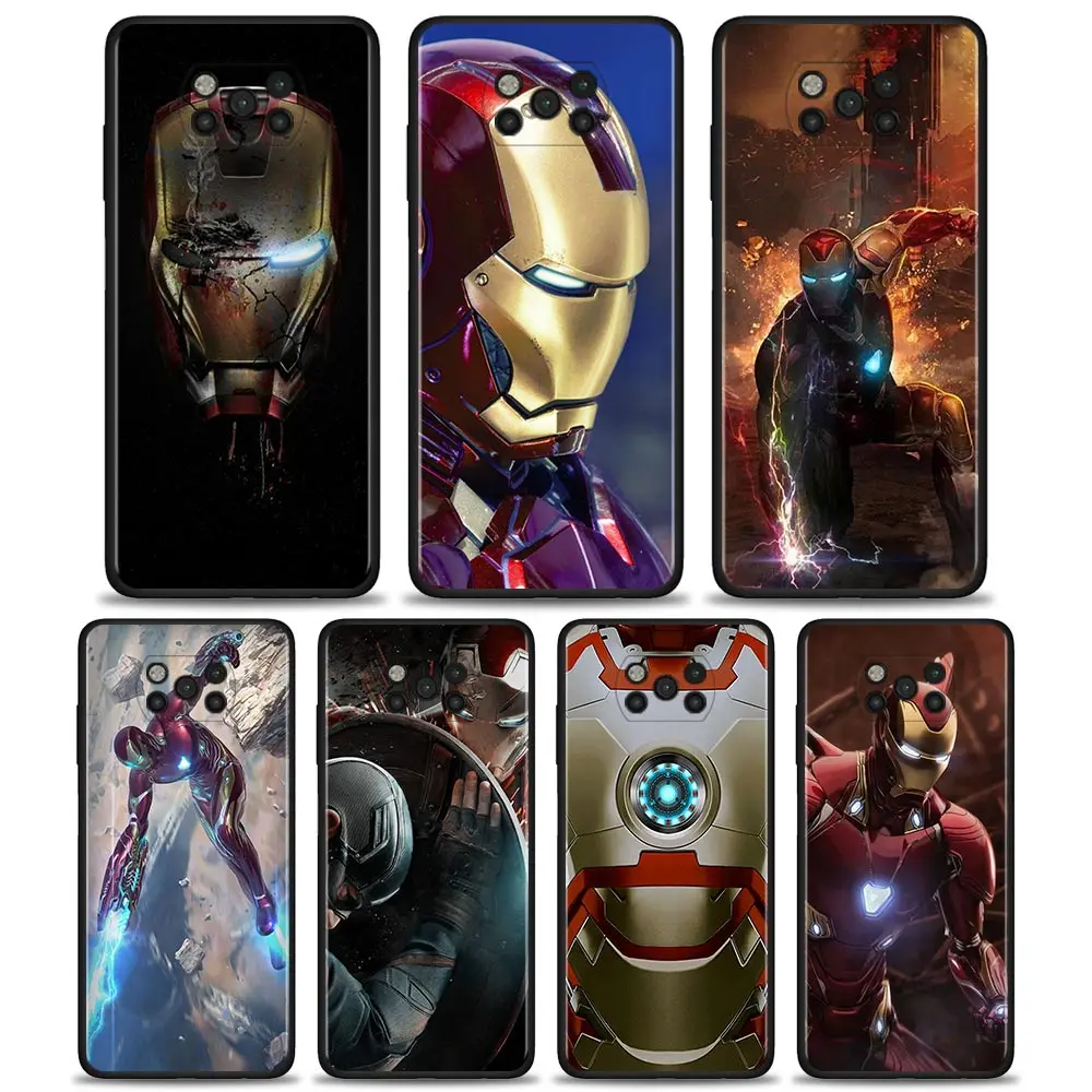 Iron Man Marvel Hero Case For Xiaomi POCO X3 M3 Pro X3 NFC X3 F3 GT F1 Cover for Mi Civi 11T 10T Pro 9T 11 Note 10 Lite Funda
Iron Man Marvel Hero Case For Xiaomi POCO X3 M3 Pro X3 NFC X3 F3 GT F1 Cover for Mi Civi 11T 10T Pro 9T 11 Note 10 Lite Funda