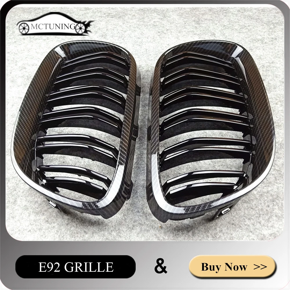 Car Bodykits Car Parts Glossy Black Front Kidney Grille Grill Mesh Double Line Fit For 3 Series E92 E93 2010-2013
Car Bodykits Car Parts Glossy Black Front Kidney Grille Grill Mesh Double Line Fit For 3 Series E92 E93 2010-2013
