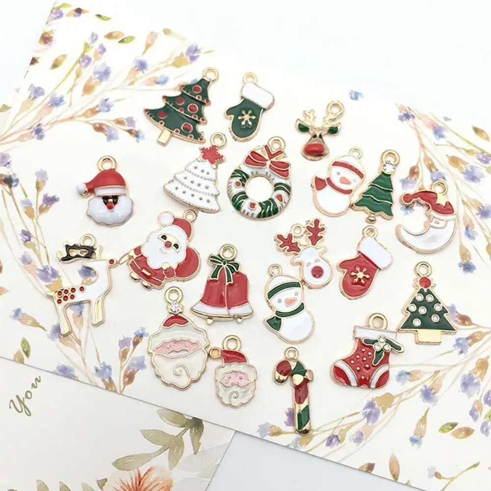 20Pcs/Set New Christmas Pendants Enamel Bracelet Party Metal Craft Hanging Decoration Jewelry Tree Home DIY Accessor Z5P2 
20Pcs/Set New Christmas Pendants Enamel Bracelet Party Metal Craft Hanging Decoration Jewelry Tree Home DIY Accessor Z5P2