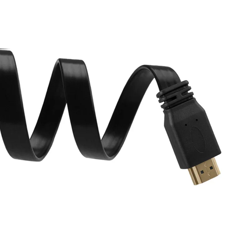 HDMI-совместимый кабель Плоский 4K высокоскоростной 2 0 Папа-папа 3D 1080P HD для ТВ PS3/4
