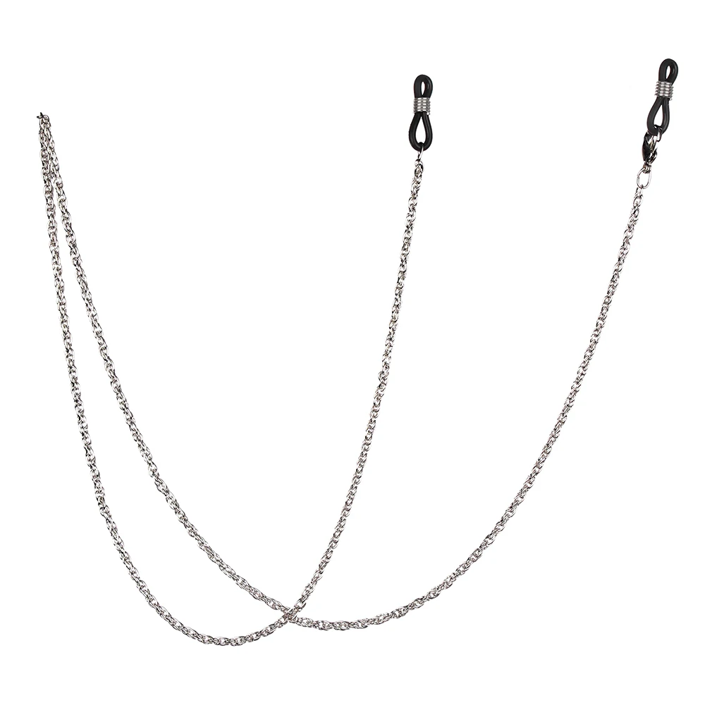 Цепочка для очков для чтения женская, металлическая Нескользящая шнуровка для очков, золотистая, серебристая, черная подвеска 
Цепочка для очков для чтения женская, металлическая Нескользящая шнуровка для очков, золотистая, серебристая, черная подвеска