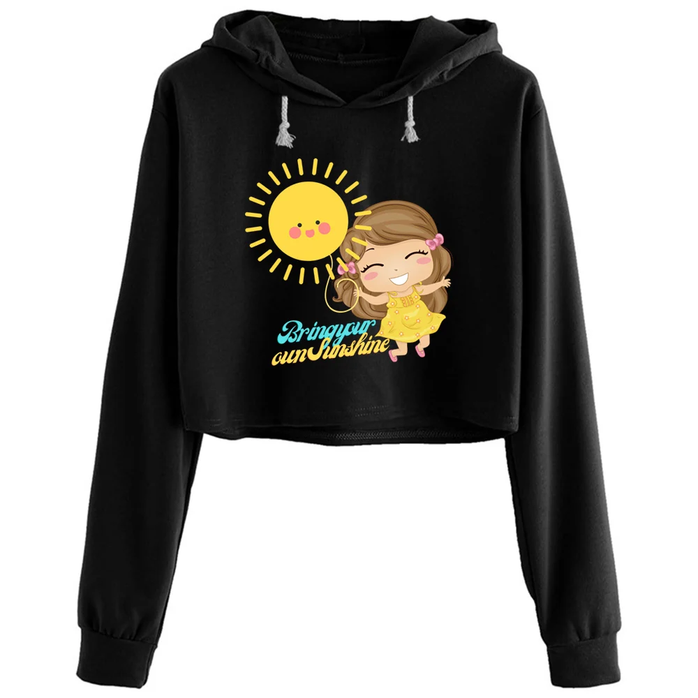 Bring Your Own Sunshine Crop Hoodies Women Goth Grunge Harajuku Anime Pullover For Girls
Bring Your Own Sunshine Crop Hoodies Women Goth Grunge Harajuku Anime Pullover For Girls