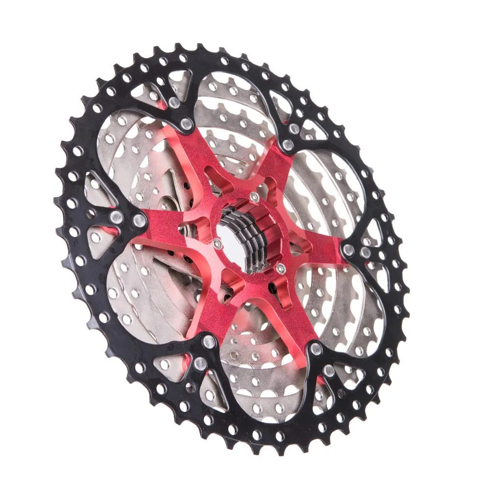 Riding Universal Outdoor Mountain Bike Flywheel Wide Ratio 9 Speed 46 Teeth Bicycle Cassette Steel Sprocket Parts Sturdy Cycling
Riding Universal Outdoor Mountain Bike Flywheel Wide Ratio 9 Speed 46 Teeth Bicycle Cassette Steel Sprocket Parts Sturdy Cycling