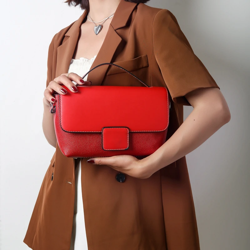 Bag Female 2021 New Shoulder Bag Casual Hit Color Messenger Bag Simple Wild Fashion Handbag Tide Small Square Bag
Bag Female 2021 New Shoulder Bag Casual Hit Color Messenger Bag Simple Wild Fashion Handbag Tide Small Square Bag