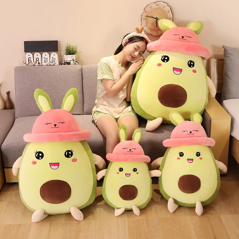 60-100cm Cute Avocado Plush toy green Avocado doll cushions Cartoon avocado fruit large pillows Home decor ornaments filling
60-100cm Cute Avocado Plush toy green Avocado doll cushions Cartoon avocado fruit large pillows Home decor ornaments filling