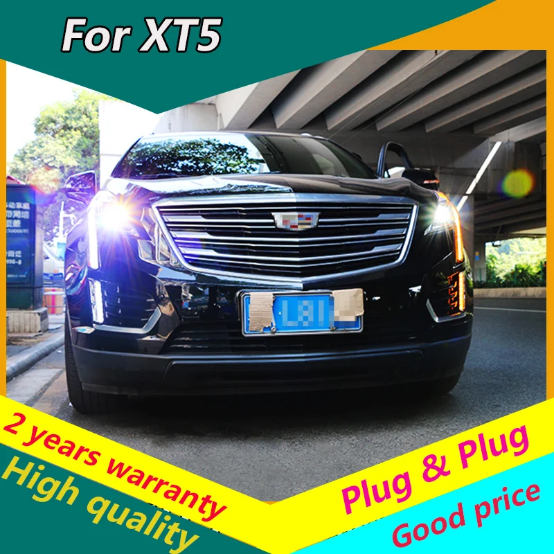 KOWELL Car Styling for Cadillac XT5 Headlights 2016-2018 XT5-L LED Headlight DRL Bi-LED Lens High Low Beam Parking Fog Lamp
KOWELL Car Styling for Cadillac XT5 Headlights 2016-2018 XT5-L LED Headlight DRL Bi-LED Lens High Low Beam Parking Fog Lamp