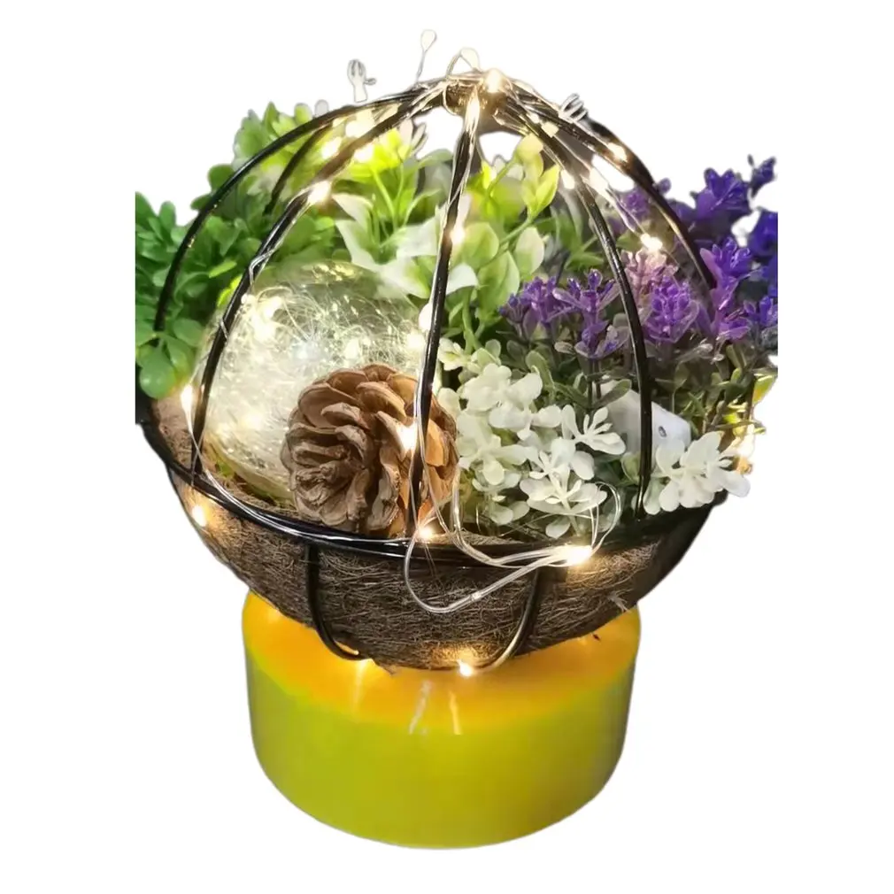 Artificial Christmas Hanging Basket Decoration White Led Lights-frosted Berries Christmas Home Front Door Hanging Decor
Artificial Christmas Hanging Basket Decoration White Led Lights-frosted Berries Christmas Home Front Door Hanging Decor