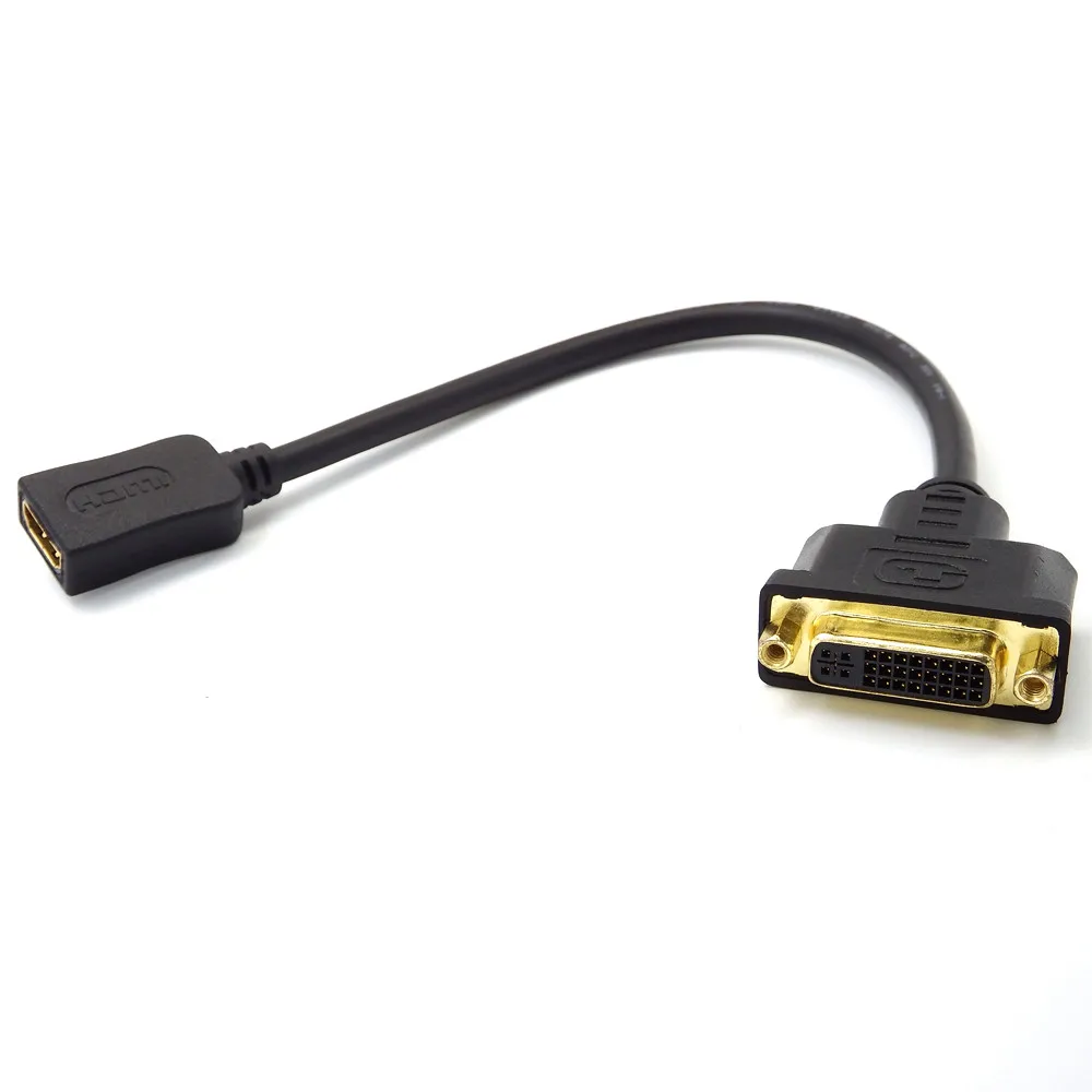 0.3M HDMI Female To DVI-I 24+5p Female Adapter Convertor Cable Connector For DVI& HDMI Device
0.3M HDMI Female To DVI-I 24+5p Female Adapter Convertor Cable Connector For DVI& HDMI Device