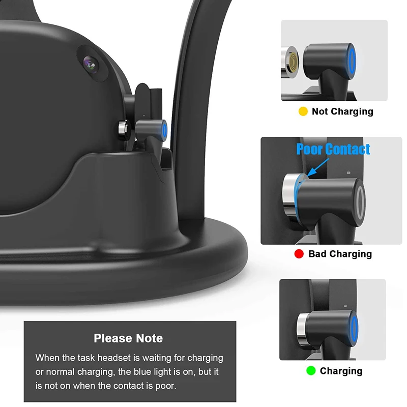 1 Set Fast Charging Station Dock Display Stand Holder for Oculus Quest VR Headset
1 Set Fast Charging Station Dock Display Stand Holder for Oculus Quest VR Headset