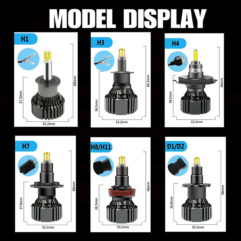 2PCS 33000LM 110W H4 H11 LED 360 Canbus 9012 HIR2 H7 H1 H3 H8 D1S D2S HB3 9005 HB4 9006 Led Car Headlight 6000K Fog Lamp 12V 
2PCS 33000LM 110W H4 H11 LED 360 Canbus 9012 HIR2 H7 H1 H3 H8 D1S D2S HB3 9005 HB4 9006 Led Car Headlight 6000K Fog Lamp 12V