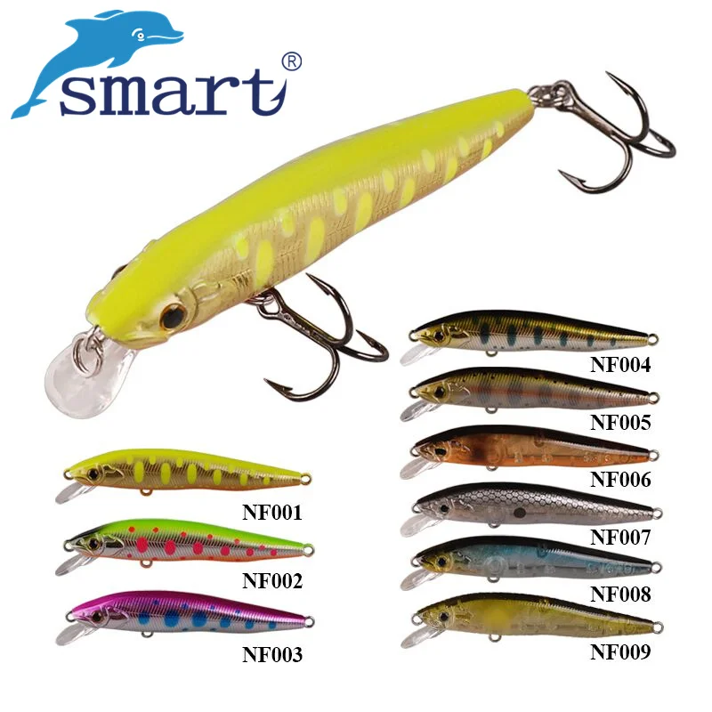 Smart Minnow 65mm/4.5g Fishing Lure Suspending 3D Eyes VMC Hook Isca Artificial Para Pesca Leurre Peche Dur Fishing Wobblers
Smart Minnow 65mm/4.5g Fishing Lure Suspending 3D Eyes VMC Hook Isca Artificial Para Pesca Leurre Peche Dur Fishing Wobblers