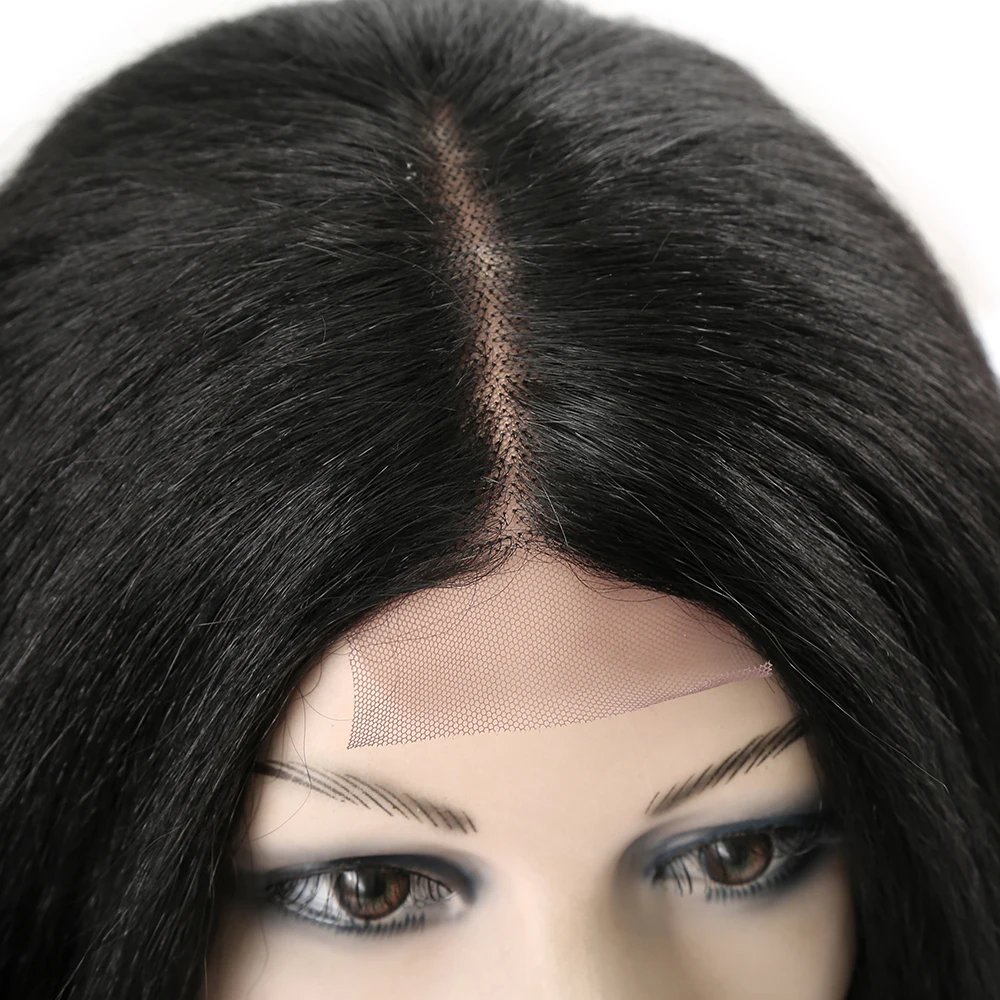 SuQ Yaki Straight Synthetic Lace Front Wig Gluless Heat Resistant Wigs For Black Women Natural Hairline
SuQ Yaki Straight Synthetic Lace Front Wig Gluless Heat Resistant Wigs For Black Women Natural Hairline