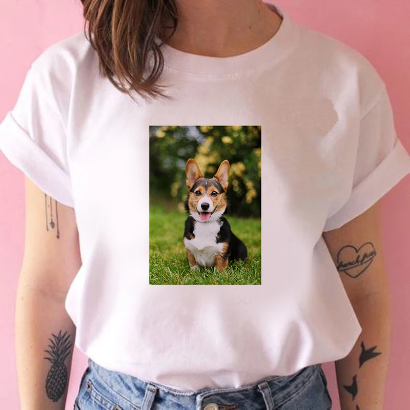 Women T shirt Cute Dogs Print 2021 Fashion Summer O Neck 90S Clothes Girl Casual Short Sleeve T-Shirts Female Clothing
Women T shirt Cute Dogs Print 2021 Fashion Summer O Neck 90S Clothes Girl Casual Short Sleeve T-Shirts Female Clothing