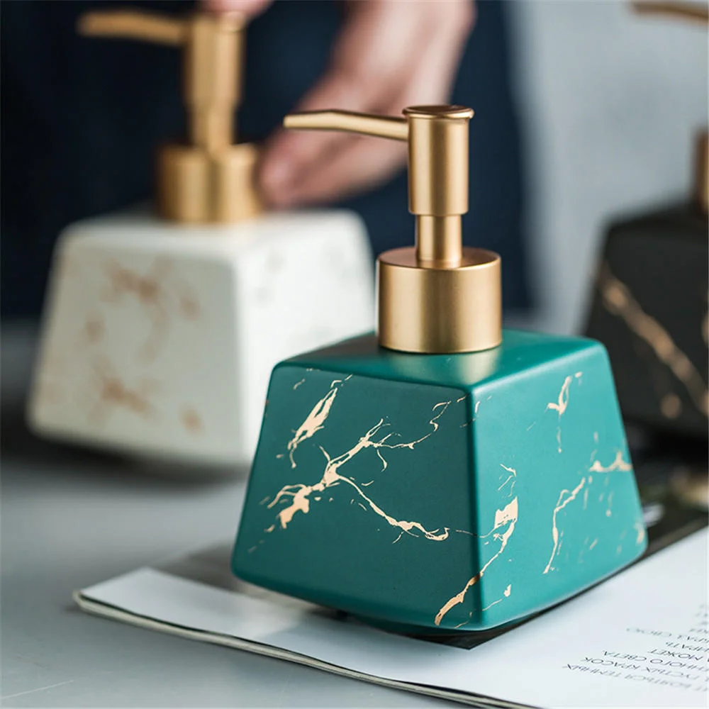 Luxury Ceramics Marbling Hand Soap Bottle Bathroom Accessories Handwashing Soap Dispenser Press The Bottle Soap Liquid Container
Luxury Ceramics Marbling Hand Soap Bottle Bathroom Accessories Handwashing Soap Dispenser Press The Bottle Soap Liquid Container