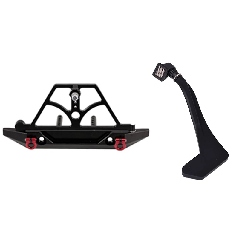 SCX10 CNC Rear Bumper Bull Bar With 1:10 RC Crawler Soft Rubber Snorkel,For Axial SCX10 D90 Jeep Wrangler Body Shell
SCX10 CNC Rear Bumper Bull Bar With 1:10 RC Crawler Soft Rubber Snorkel,For Axial SCX10 D90 Jeep Wrangler Body Shell