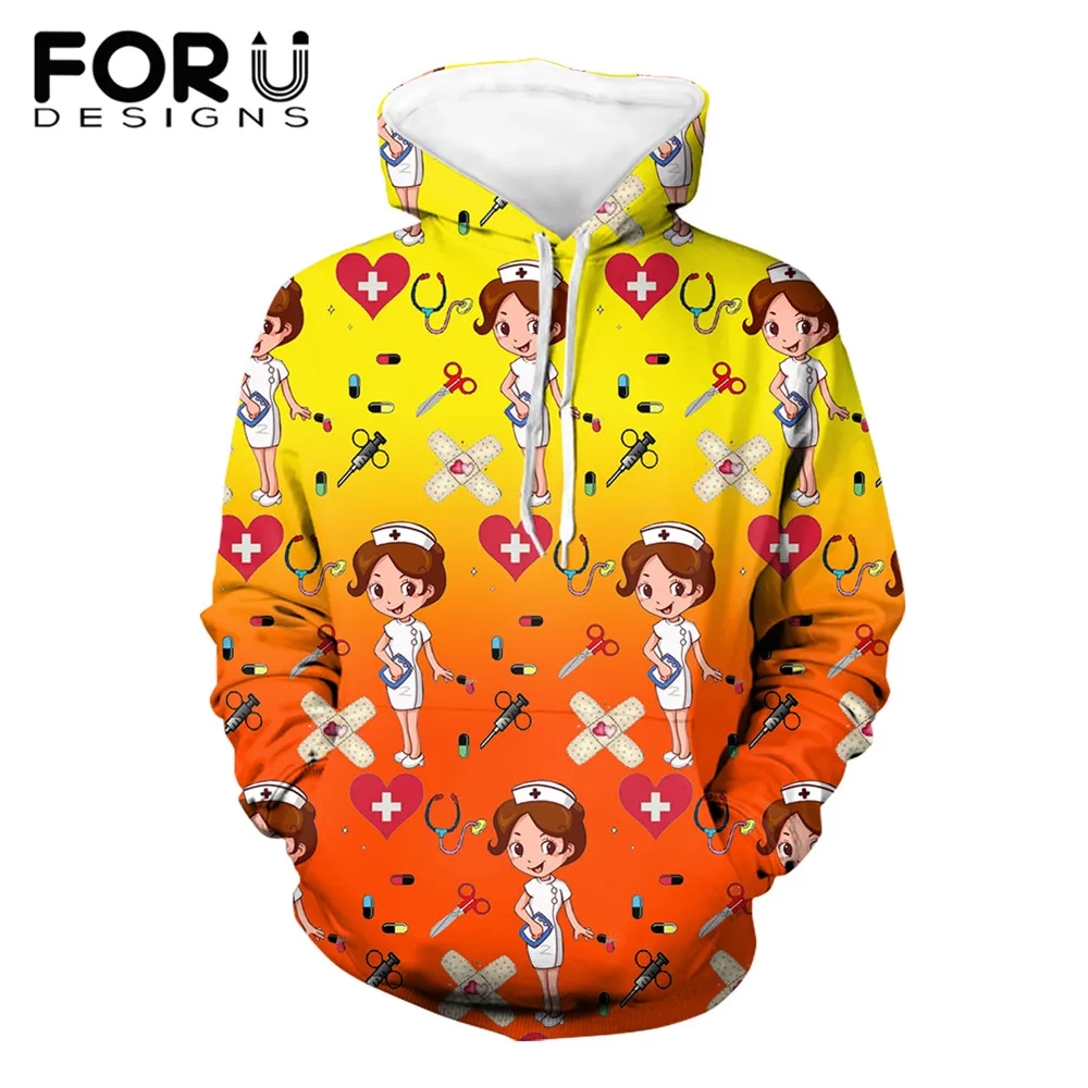 FORUDESIGNS Kawaii Nurse Cartoon Pullover Hoodie Sweatshirt For Ladies Fall Loose Plus Size Streetwear Top Sudadera Long Sleeve
FORUDESIGNS Kawaii Nurse Cartoon Pullover Hoodie Sweatshirt For Ladies Fall Loose Plus Size Streetwear Top Sudadera Long Sleeve