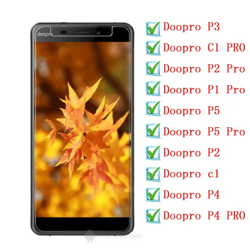 Ультратонкое закаленное стекло для Doopro C1 P2 P3 P4 P5 Pro защитное экрана Универсальный