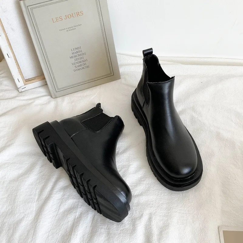 Combat Boots Women Punk Shoes Women Boots Booty Women's Platform Boots Leather Boots Black PU Leather and Calf
Combat Boots Women Punk Shoes Women Boots Booty Women's Platform Boots Leather Boots Black PU Leather and Calf