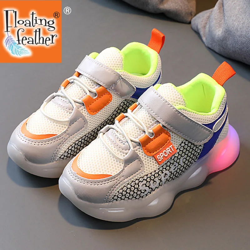 Size 21-30 Kids Luminous Toddler Baby Shoes Boys Glowing Shoes With LED Lights Children Girls Breathable Mesh Lighted Sneakers
Size 21-30 Kids Luminous Toddler Baby Shoes Boys Glowing Shoes With LED Lights Children Girls Breathable Mesh Lighted Sneakers