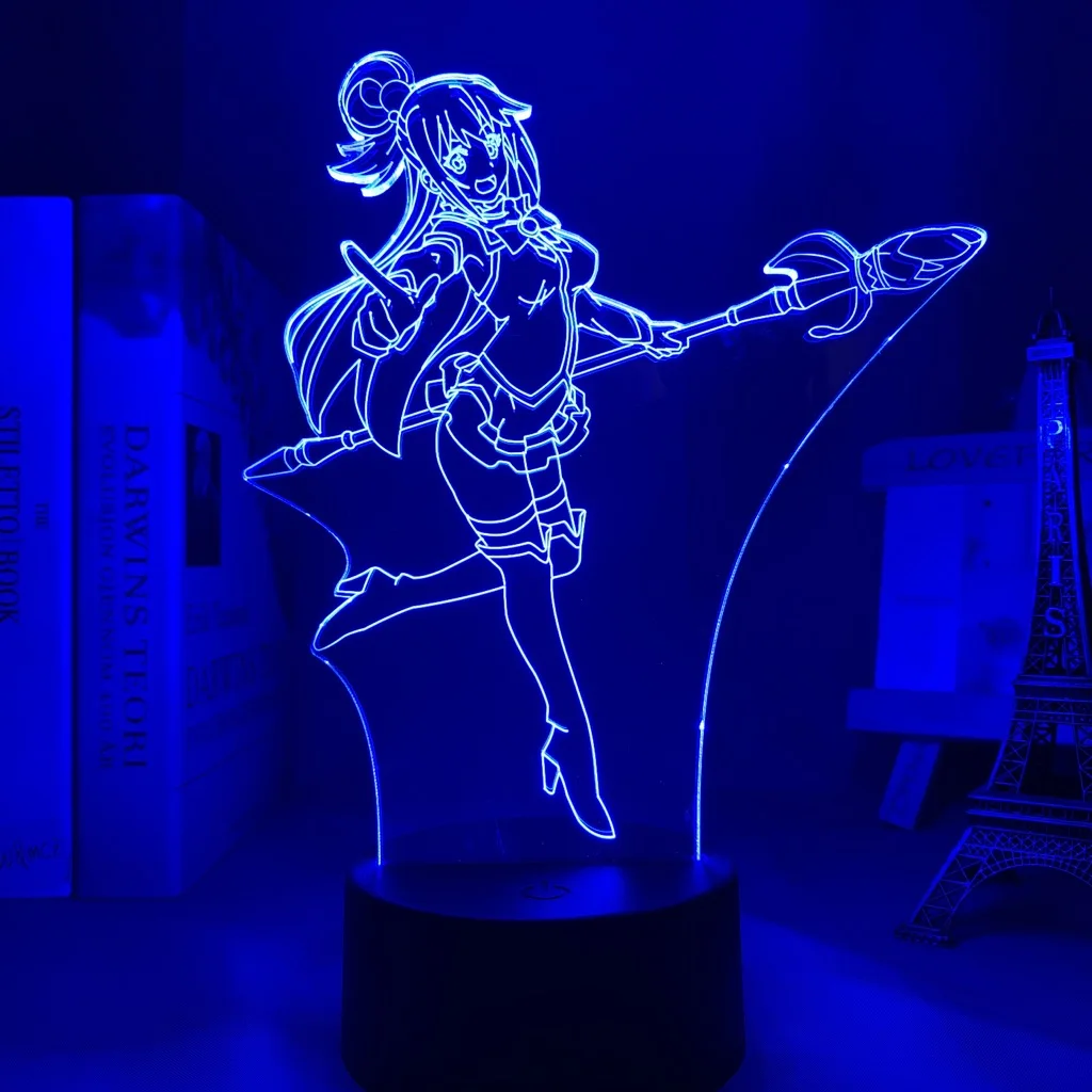 KonoSuba Aqua Led Night Light Aqua Lamp for Bedroom Decor Birthday Gift Anime Decor Cute Lamp
KonoSuba Aqua Led Night Light Aqua Lamp for Bedroom Decor Birthday Gift Anime Decor Cute Lamp