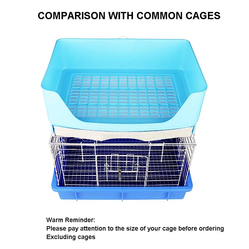 Large Rabbit Litter Box with Drawer, Corner Toilet Box with Grate Potty Trainer, Bigger Pet Pan for Adult Guinea Pigs, Chinchill
Large Rabbit Litter Box with Drawer, Corner Toilet Box with Grate Potty Trainer, Bigger Pet Pan for Adult Guinea Pigs, Chinchill