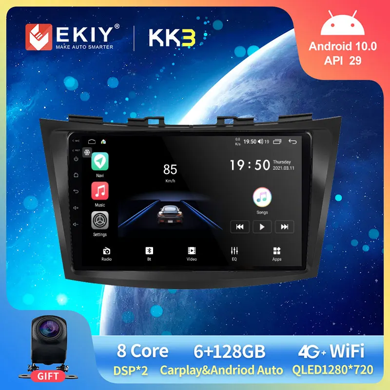 EKIY Radio 10 Android Car Multimedia Player For Suzuki Swift 2010-2016 Stereo Auto Audio Video Navigation GPS Navigator Carplay
EKIY Radio 10 Android Car Multimedia Player For Suzuki Swift 2010-2016 Stereo Auto Audio Video Navigation GPS Navigator Carplay