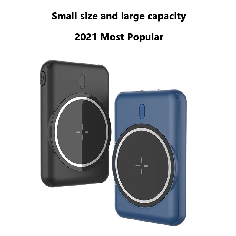 5000mAh Magnetic Mobile Phone Battery For 2021 Magsafe Power Bank Charger For iphone 12 12Pro 12proMax 12mini Wireless charging
5000mAh Magnetic Mobile Phone Battery For 2021 Magsafe Power Bank Charger For iphone 12 12Pro 12proMax 12mini Wireless charging