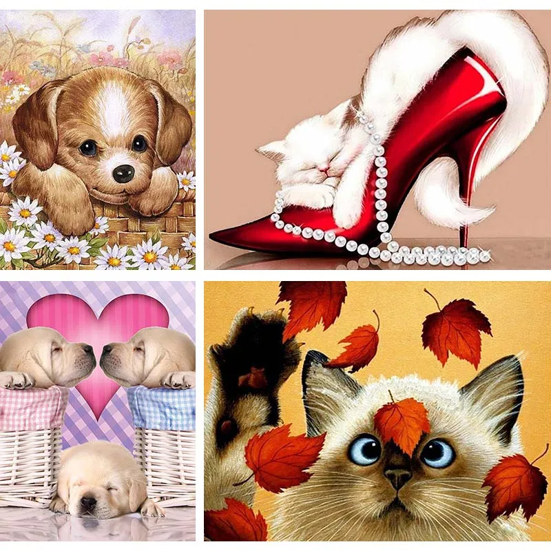 5D DIY Diamond Painting Cat Sleeping In High Heels Mosaic Embroidery Kissing Dog Full Round Cross Stitch Kit Room Decor R23
5D DIY Diamond Painting Cat Sleeping In High Heels Mosaic Embroidery Kissing Dog Full Round Cross Stitch Kit Room Decor R23