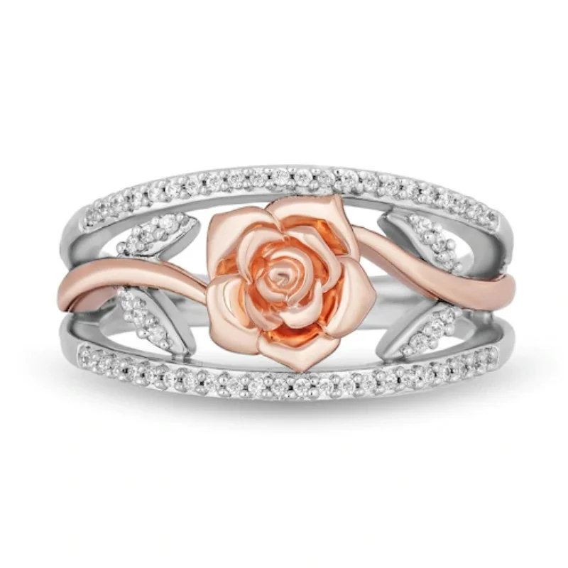Luxury 2 Tone Gold Color Women Jewelry Rose Bridal Rings for Wedding Engagement Ring Set Gifts
Luxury 2 Tone Gold Color Women Jewelry Rose Bridal Rings for Wedding Engagement Ring Set Gifts