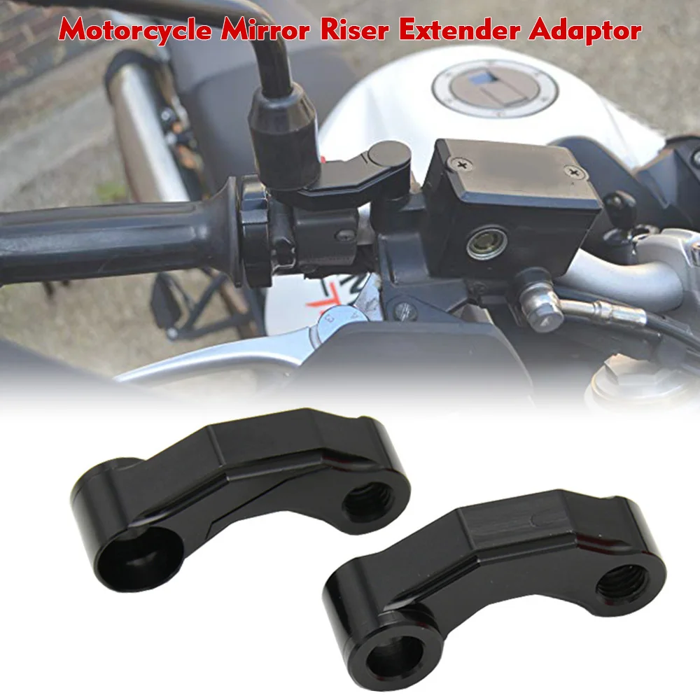 Motorcycle Mirror Riser Extender Adaptor Handlebar Mount Mirror Riser Extenders Spacers Extension Adapter
Motorcycle Mirror Riser Extender Adaptor Handlebar Mount Mirror Riser Extenders Spacers Extension Adapter