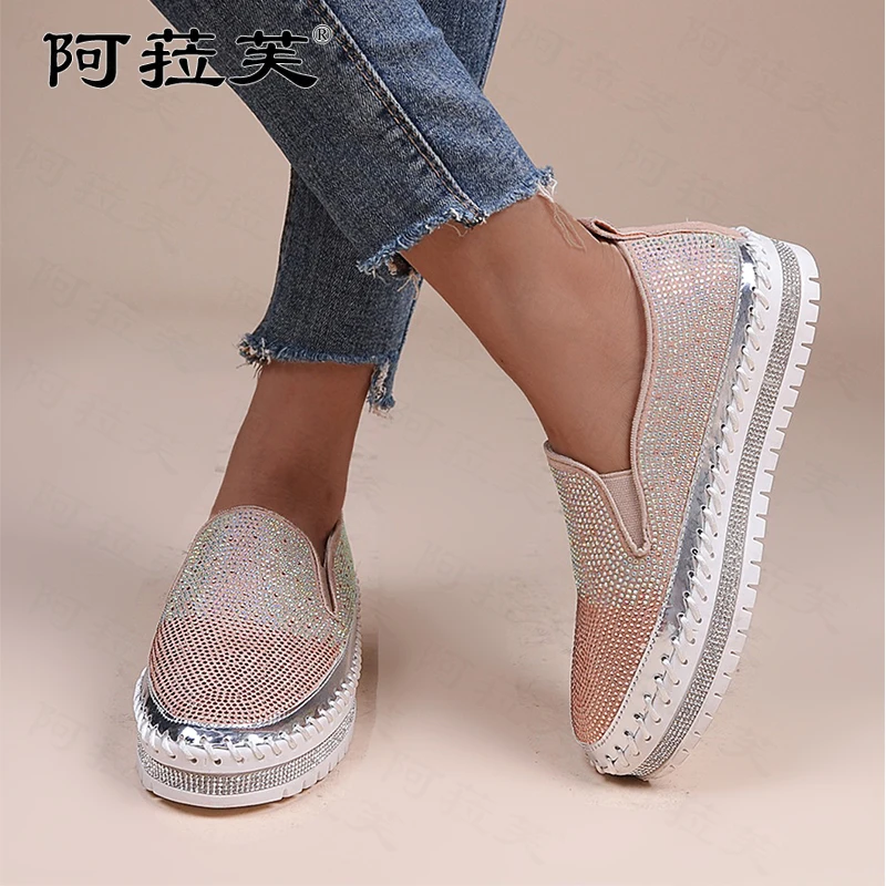 2022 Platform Luxury Casual Fashion Crystal Flats Shoes Spring Autumn New Walking Plus Size Shallow Sport Running Mujer Shoes
2022 Platform Luxury Casual Fashion Crystal Flats Shoes Spring Autumn New Walking Plus Size Shallow Sport Running Mujer Shoes