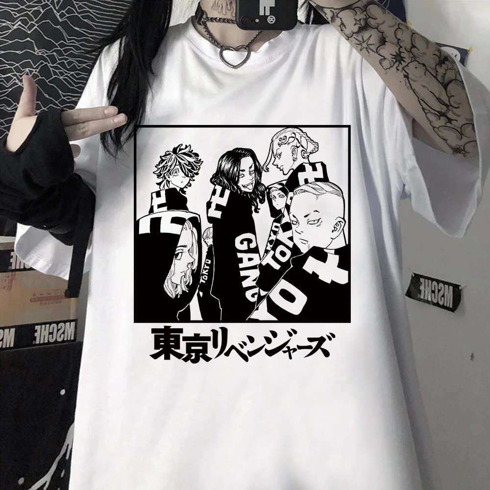 Tokyo Revengers Print T-Shirts Popular Anime Manga Men Women Oversized T Shirt 100% Cotton Harajuku Streetwear Tees Tops Clothes
Tokyo Revengers Print T-Shirts Popular Anime Manga Men Women Oversized T Shirt 100% Cotton Harajuku Streetwear Tees Tops Clothes