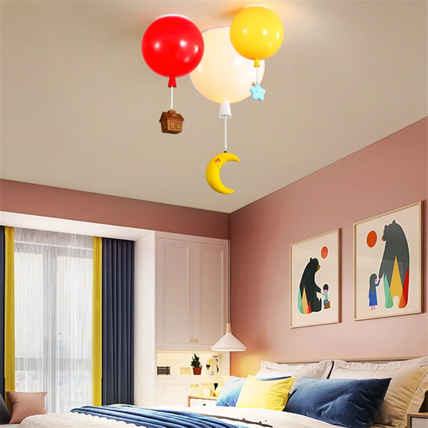 Nordic Color Balloon Cartoon Ceiling Lights Boy Girl Bedroom Study Cloakroom Modern Kindergarten Cute Decorative Ceiling Lamps
Nordic Color Balloon Cartoon Ceiling Lights Boy Girl Bedroom Study Cloakroom Modern Kindergarten Cute Decorative Ceiling Lamps