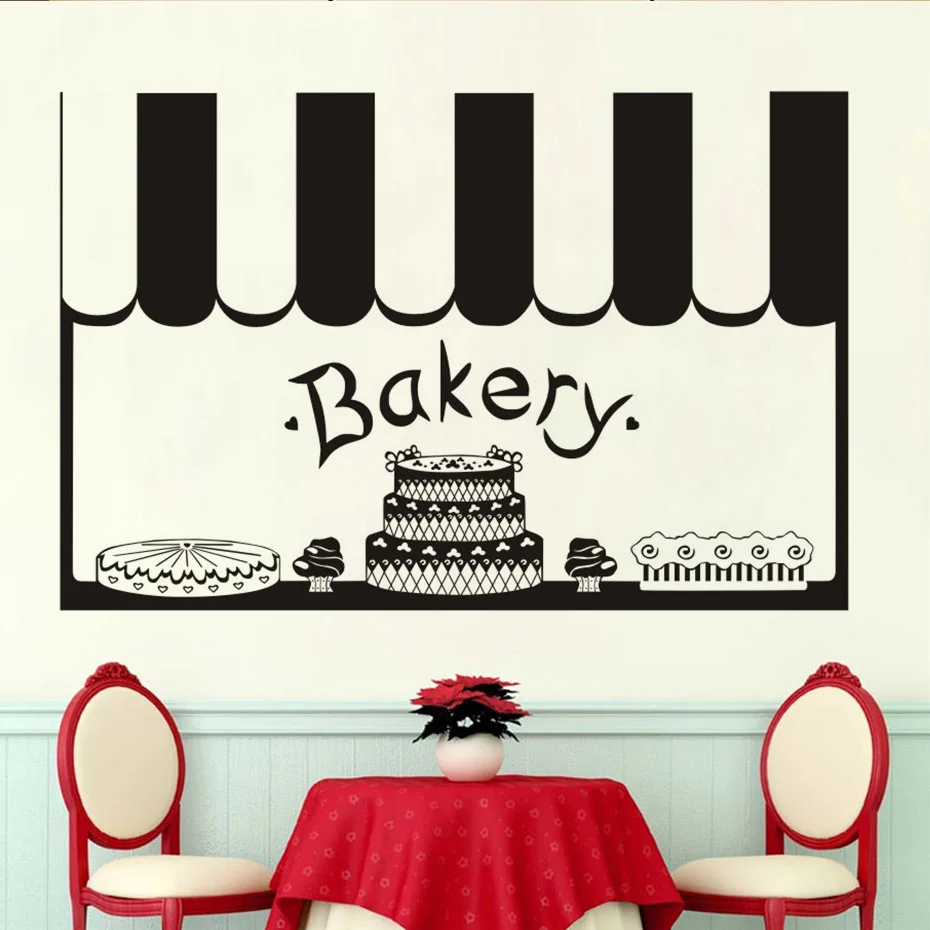 Creative Cake Bakery Wall Sticker Home Decoration Vinyl Art Wall Decals Adhesive Stickers On The Kitchen
Creative Cake Bakery Wall Sticker Home Decoration Vinyl Art Wall Decals Adhesive Stickers On The Kitchen